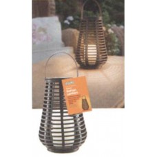 Подсвечник с LED свечей 25cm x 20cm иск раттан