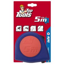 Рулетка, стальная лента 5 м x 19 мм. Top-Tools